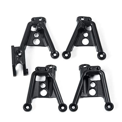 4PCS Aluminum Rear/Front Shock Tower Shock Hoops for Axial SCX10 II 90046 90047 1/10 Scale Crawlers Truck Car Upgrade