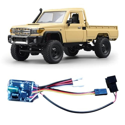 Yiju Brushed ESC RC Speed Controller Upgrade Accessory Waterproof DIY Replacement Part Suitable for Crawling or RC Truck Hobbyist