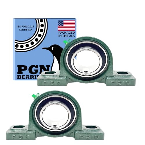 PGN UCP210-32 (2 Pack) Pillow Block Bearing - 2" Bore Self-Aligning - size: 2, style: UCP210-32