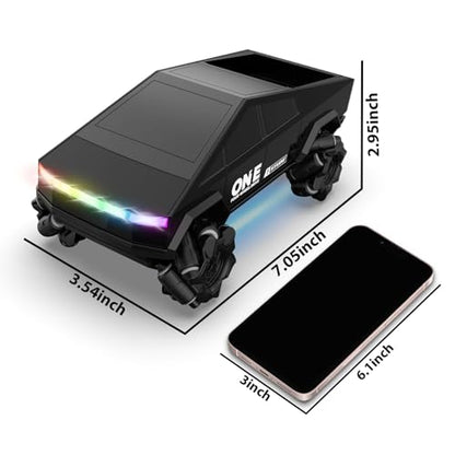 Gesture Sensing RC Stunt Car Toys for 6-12 Years Old Boys Girls, 1/28 Scale 4WD RC Drift Car, 2.4Ghz RC Cars, Seven Light Modes Hand Controlled 360°Rotating Cool Birthday Gifts for Kids - color: Black