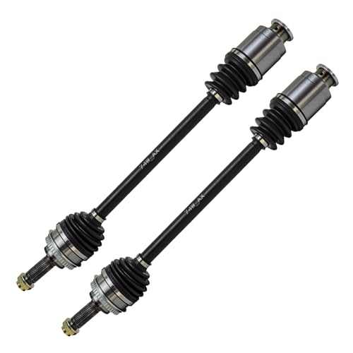 Detroit Axle - Front 2pc CV Axles for Subaru Forester Baja Impreza Outback | Legacy, 2 CV Axles Assembly Replacement - size: 2X2500145-NEW/Pair