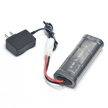 7.2V 1800mAh NiMH Battery KET-2P Female P-to-S Plug & US Charger for RC Car Truck Racing Speed Boat Power Starter