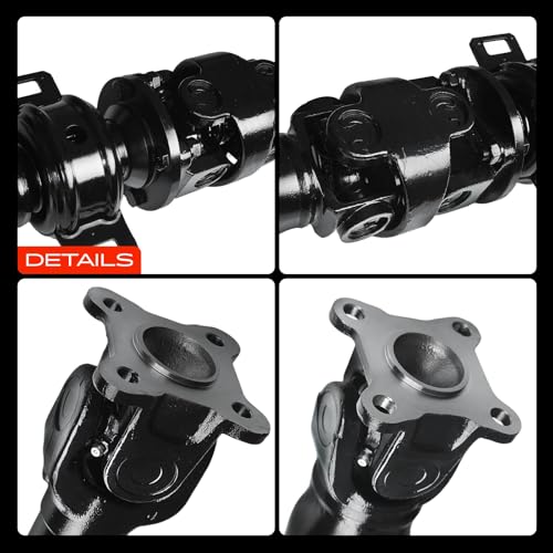 A-Premium Rear Drive Shaft Driveshaft Assembly Compatible with Toyota | for Tacoma 1995-2004 3.4L, 4WD Manual Trans Extended Cab Pickup, Replace# 3710035740, 371003D220, 64.65"-66.22" Prop Shaft - style: (4WD Manual) 1995-2004 Tacoma V6 3.4L