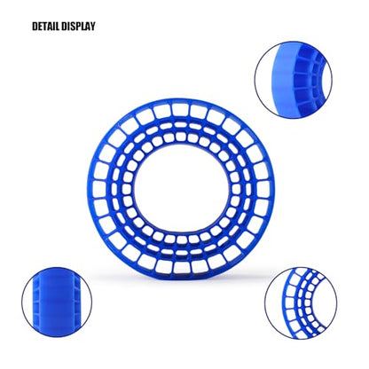 1.9 Inch Silicone Rubber Insert Foam Fit for 118-122mm 4.75" OD 1.9" Wheel Tires Inserts for 1/10 RC Crawler Accessories (Blue) - color: Blue