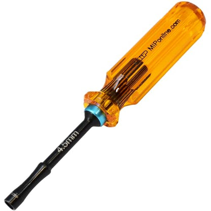 MIP 9810 4.5mm Metric Hex Nut Driver RC Tool – Precision Grip Hex Screwdriver with Deep Socket for RC Car Repair, Made 100% in USA - size: 4.5mm
