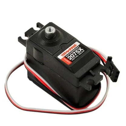 Traxxas 2075X Waterproof All Metal Gears and Ball Bearing Servo for 1/10 Scale Cars, Black