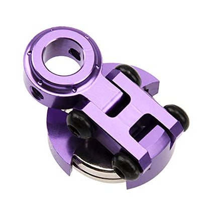 ShareGoo 4Pack Metal Magnetic Stealth Invisible Body Post Mount Upgrade Parts Compatible with Axial SCX10 HSP Redcat D90 1/10 RC Crawler Drift Car Truck (Purple) - color: Purple