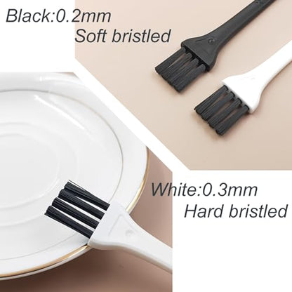 10pcs Mini Cleaning Brush Kit, Nylon Brushes, Razor Shaver Brush | Keyboard Cleaning Brushes, Small Portable Brushes for Electronics,Shaver,Computer,Keyboard,Laptop,Toaster,Car Small Space