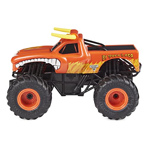 Monster Jam Official El Toro Loco Remote Control Monster Truck, 1:24 Scale, 2.4 GHz, for Ages 4 and up