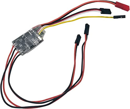 Dual Way Bidirectional Brushed 5A ESC 2S-3S Lipo Speed Control for RC Model Boat Tank 130 180 Brushed Motor Spare Parts