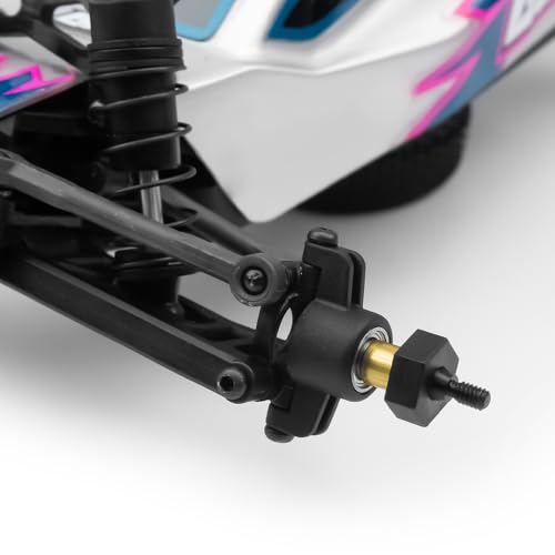 Hard Steel 1144 Front & Rear Axle Drive Shafts (+3mm Wide)/(+5mm Wide) CVD Driveshafts Upgrades Parts Accessories for 1/24 RC Crawler Car Losi Micro-B Buggy Replace (+3MM Wide) - color: +3mm Wide