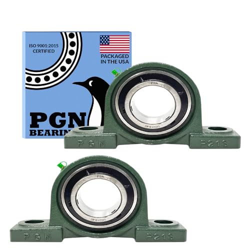 PGN UCP213-40 (2 Pack) Pillow Block Bearing - 2 1/2" Bore Self-Aligning - size: 2, style: UCP213-40