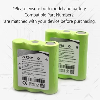 Coonyard (4-Pack) 7.2V 1200mAh Ni-MH HNN9044 Battery for P50, P60 Radios | Fits HNN9044A, HNN9044AR, HNN9056, BP-38, BP-39, BT-1013, BT-537, BP-40 and FRS-008 compatible battery applications.