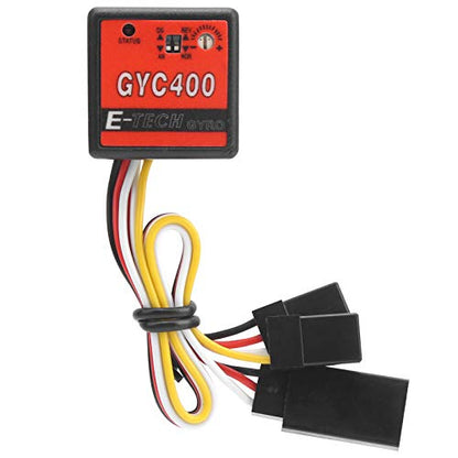 GYC400 Mini RC Gyroscope Module Drift Drive Control Gyro Stabilizer for Remote Control Car Model Plastic 2.3x2.3x1cm 15g