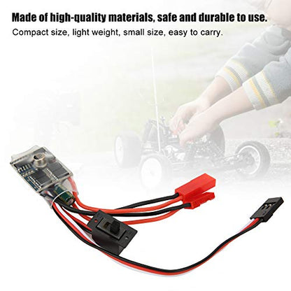Brushless ESC, 30A 4-8V Sensorless Motor Speed Controller, High Performance for RC Cars Boats Drones 1/16 1/18 1/24 Scale Hobbyists - size: without brake