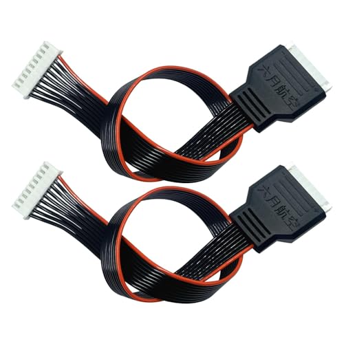 2Pcs JST-XH Balance Cable 8S Lipo Battery Balance Charger Extend Expansion Plug Leads Adapter Conversion Line for RC Vehicles Lipo Battery Charging (50cm) - style: 50cm