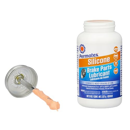 PERMATEX Assembly Lubricant - color: Silicone Extreme Brake Parts Lubricant, size: 8 Fl Oz. (8 Vehicles)