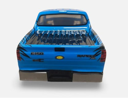 1/10 Scale RC Painted Drift Racing Touring On-Road Car Body Shell for Pick Up Truck F150 Style (Blue) - color: Blue