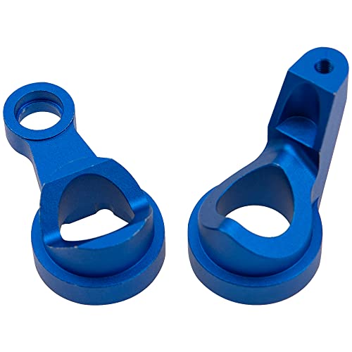 Aluminum Alloy Steering Assembly Servo Saver Set # 9545 Compatible with Traxxas 1/8 Sledge 4WD 95076-4 RC Monster Truck Upgarde Parts (Blue)