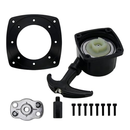 Easy Pull Starter Set for Zenoah CY Rovan Top Speed 23cc-36cc Engines Black | for 1/5 HPI ROFUN KM Baja 5B 5T 5SC LT FG Rc Car Parts - color: Black