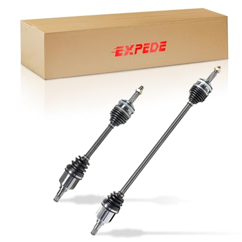 CV Axle Shaft Assembly Front FWD Compatible with Chevrolet Aveo 2004-2011 1.6L L4, Chevrolet Aveo5 2007-2011 1.6L L4, Pontiac G3 2009 1.6L L4 Front Driver Passenger Side CV Axles Joint - size: NCV10609_NCV10610/Pair