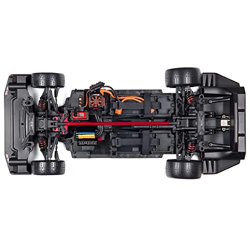 ARRMA 1/7 Felony 6S BLX Street Bash All-Road Muscle Car RTR (Ready-to-Run Transmitter and Receiver Included, Batteries and Charger Required), Orange, ARA7617V2T2 - color: Orange