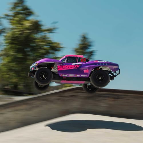 ARRMA RC Truck 1/10 FURY 2wd 223S BLX Brushless Short Course Truck RTR (Battery and Charger Not Included) with DSC, Purple, ARA3521T3 - color: Purple
