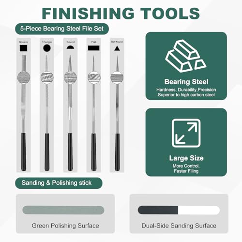 38Pcs 3D Printer Tools Kit with Storage Case, 3D Printer Accessories - Scrapers, Files, Brushes, Tweezers, Nozzle Cleaner, Wire Cutter, Craft Knife, Wrench, for 3D Printing Cleaning, Finishing - style: 3D Printing Kit