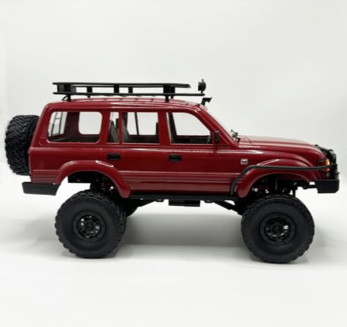 RC Crawler WPL C54-1 RC Truck 4x4 1/16 Scale Remote Control Rock Crawler | Off Road All Terrain Full Proportional 260 Motor Upgraded Chassis Hobby Car Adult 2 Batteries