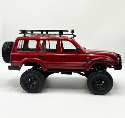 RC Crawler WPL C54-1 RC Truck 4x4 1/16 Scale Remote Control Rock Crawler | Off Road All Terrain Full Proportional 260 Motor Upgraded Chassis Hobby Car Adult 2 Batteries