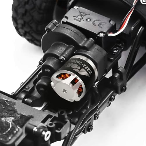 Alloy Transmission & 2322 2600kv Brushless Motor & 45A Brushless ESC for MN82 MN99S MN168 MN78 Series Upgrades Part Black - color: black