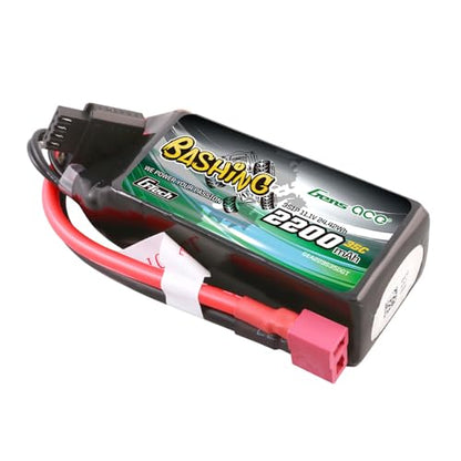 Gens ace G-Tech Bashing 2200mAh 11.1V 35C 3S Lipo Battery with T Plug