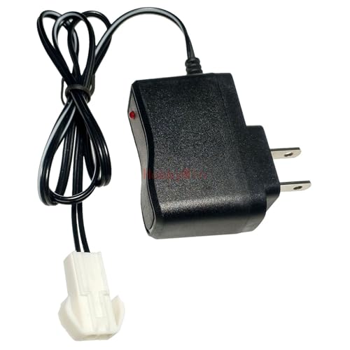 9.6V NiMh NiCd Battery US Charger 250mA EL-2P Female Plug for RC Car Off-Road Truck Speed Boat (Rev Plug)
