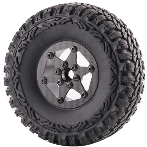 1.9" Aluminum Beadlock Wheel Rims 4PCS Carbon Fiber for 1/10 RC Crawler TRX4 Axial Capra SCX10 VS4-10 Gen8 Upgraded Carbon Fiber 1.9 Beadlock Wheel Rims - style: TXW-LG-B
