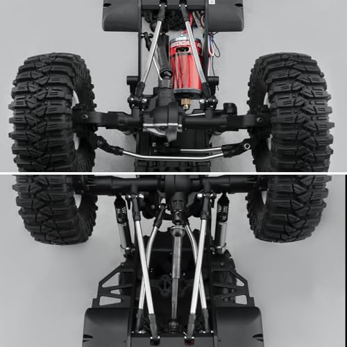 RCLIONS High Clearance Suspension Links Linkage for Redcat Ascent Fusion | 1/10th RC Crawler Car Upgrade Parts,Made of Stainless Steel