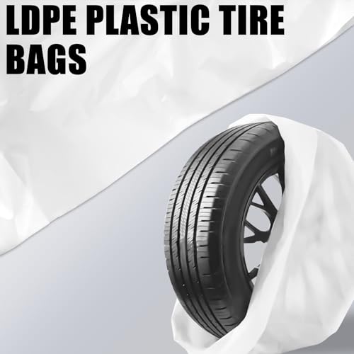 RV Trailer Spare Tire Covers Set of 8, Tear-Resistant Tire Storage Bags Camper Spare Tire Cover, Waterproof Dustproof Wheel Covers for Cars Jeep Wrangler Rv SUV Truck Travel Trailers