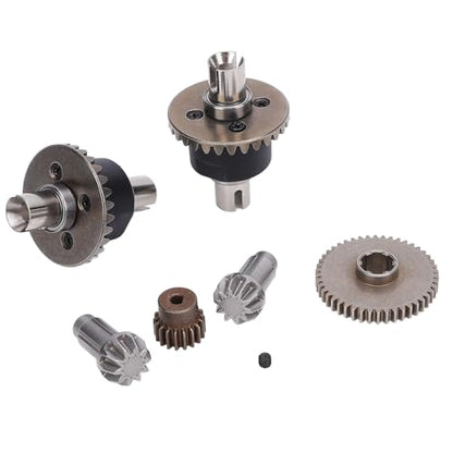 RC Differential Gear Set for SCY 16101 16102 16103 1/16 Scale RC Cars - High Hardness Metal Differentials and Gears Upgrade Set