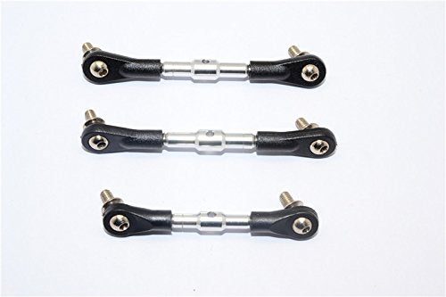 Aluminum Completed Tie Rod with 5.8mm Balls for 1/10 Tamiya RC DF-02 Upgrades - Silver