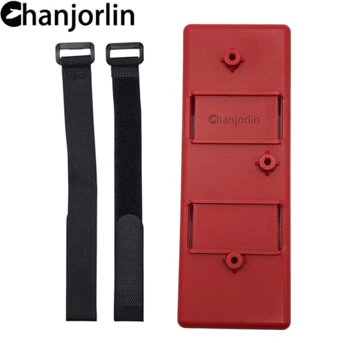1/10 Crawler Car Battery Tray Case RC Hard Plastic Battery Box Accessories for 2S Lithium & 7.2V NiMH Battery Compatible with 1:10 Off Road Buggy Car Traxxas TRX4 Axial SCX10 II (Red) - color: Red