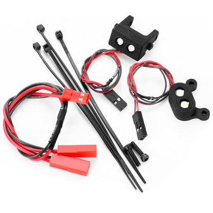 RC Car LED Light Kit Front & Rear Headlight Taillight Set Compatible with for LOSI 1/14 Mini 8IGHT 4WD Buggy Car Upgrade Parts