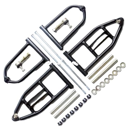 Front Suspension Swing Arm Upper Lower A Arm 1 Set 340mm Compatible With 50cc 90cc 110cc 125cc ATV 4 Wheels Quad Bike Buggy Go Kart