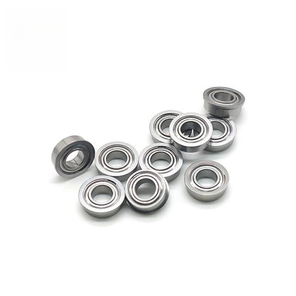 10PCS MF126ZZ 6x12x4 mm Bearing ABEC-7 Miniature Flanged MF126Z Ball Bearings MF126 ZZ - size: MF126ZZ 6x12x4
