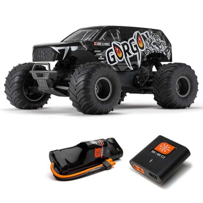 ARRMA Gorgon 2 Wheel Drive MT 1/10 Truck Ready-to-Assemble Kit with Battery & Charger Included, Gunmetal, ARA3230SKT1