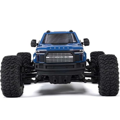 ARRMA RC Truck 1/10 Big Rock 4X4 223S BLX BRUSHLESS Street Truck RTR (Batteries and Charger Not Included) with DSC, (Blue), ARA4312V4T3 - color: Blue
