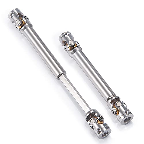 RC-Hub 1Pcs RC Driveshafts Metal Drive Shaft 45-50/47-57/55-67/60-80mm for 1:14 Tamiya Trailer Tractor Truck RC Crawler Car (80mm-110mm) - size: 80mm-110mm