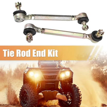 ACROPIX 11cm 4.33" Steering Tie Rod End Tie Rod Link Fit for 50cc 70cc 90cc 110cc 125cc 150cc ATV Quad Four Wheeler with Ball Joint Accessories - Pack of 2 - size: 110mm