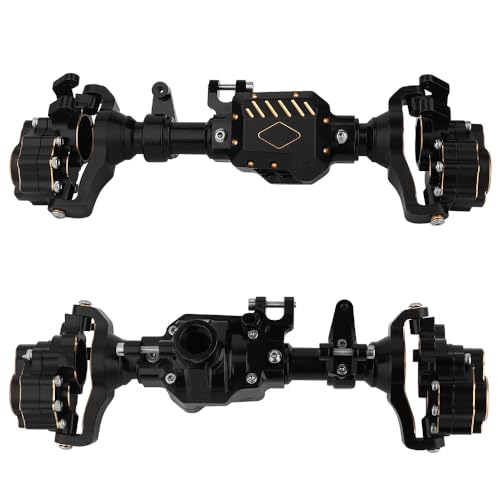 TRX4 Heavy Duty Brass+ Aluminum Portal Front Rear Axle Housing for 1/10 RC Crawler TRX-4 Defender Bronco G500 Chevrolet Metal Counterweight Upgrade Parts