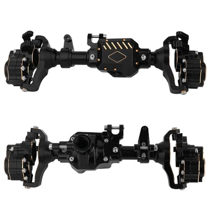 TRX4 Heavy Duty Brass+ Aluminum Portal Front Rear Axle Housing for 1/10 RC Crawler TRX-4 Defender Bronco G500 Chevrolet Metal Counterweight Upgrade Parts