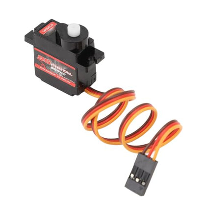Focket 3Pcs RC Servo High Torque Servo Motors, DC4.8-6V Waterproof Full Metal Gear Servo for RC Crawler Car Boat Robot DIY Digital Servo for 1 6, 1 8, 1 10, 1 12 R C Model DIY Car Robot