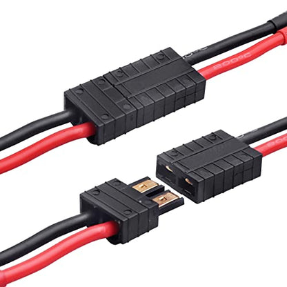 Hobbypark RC Battery/Charger Adapter Connector for Traxxas to XT60 Plugs with 14AWG Gauge Wire